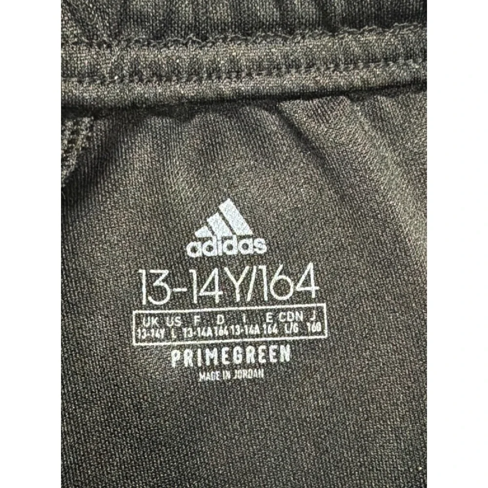 Adidas Kids Black White‎ Primegreen Tiro Soccer Training Pants Size L 13-14Y